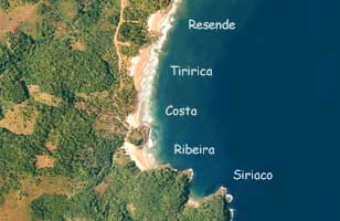 Guia das praias de Itacar� e Serra Grande